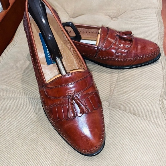 Claybrooke Leather Tassel Loafers. - Picture 3 of 14
